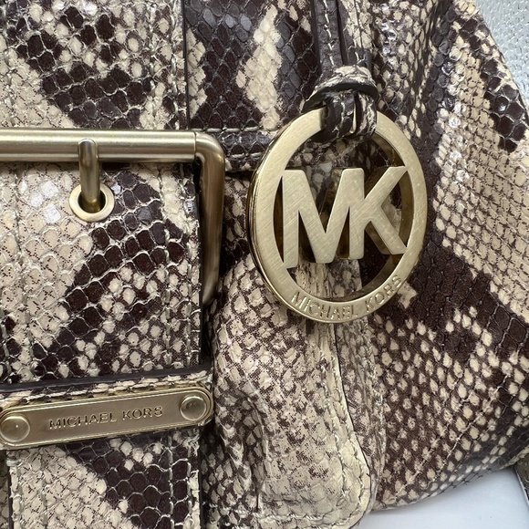 Michael Kors Python Handbag - Picture 2 of 14